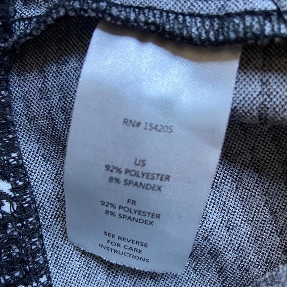 Cooper & Ella Pants Size S Black White Stretch Pullon - Picture 6 of 7
